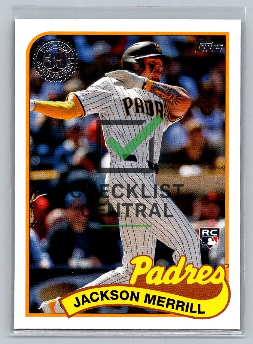 2024 Topps Update '89 Topps Jackson Merrill #89US-35