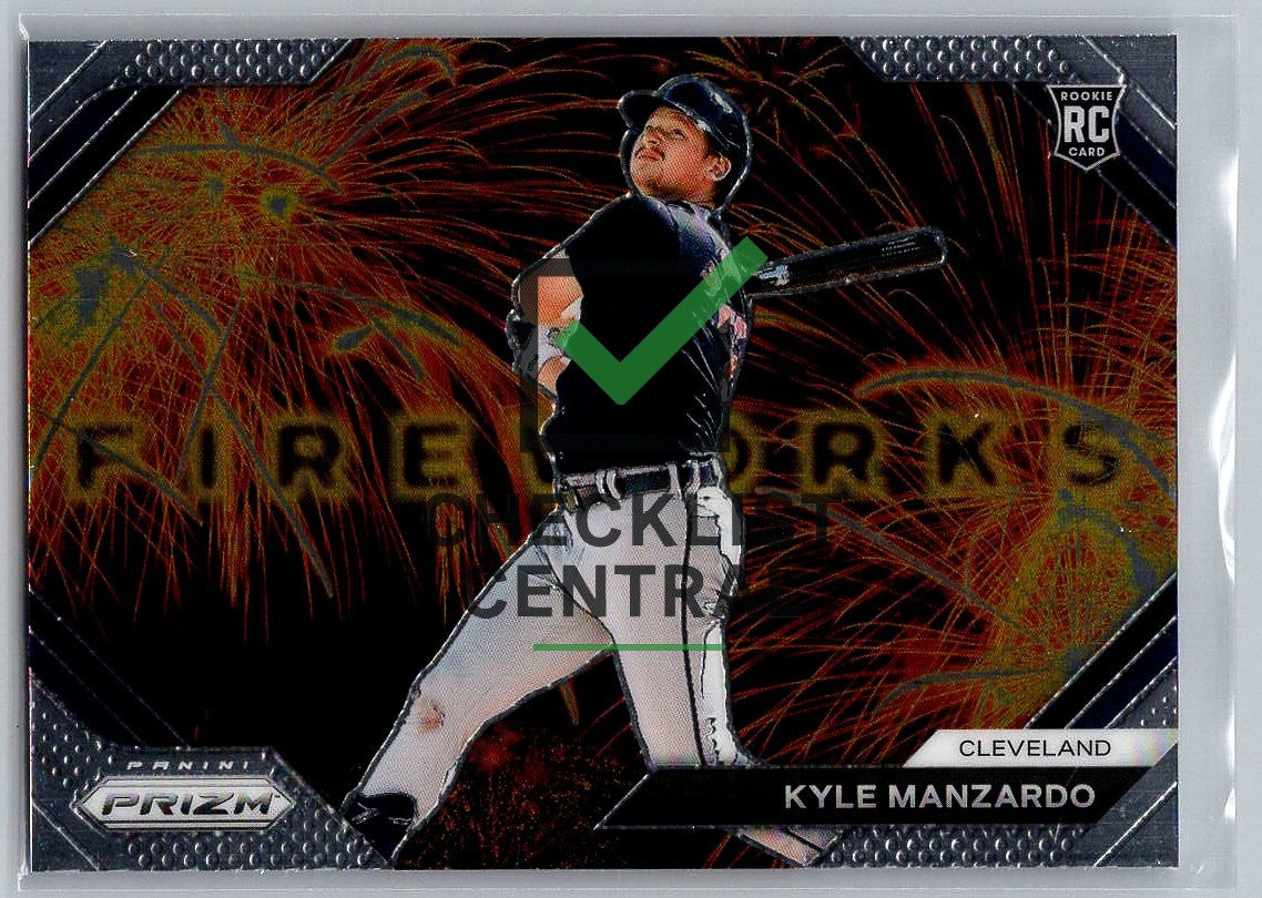 2024 Panini Prizm Fireworks Kyle Manzardo #12