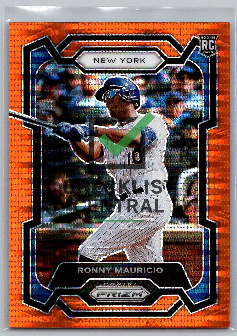 2024 Panini Prizm Prizms Orange Pulsar Ronny Mauricio #209 - 019/399