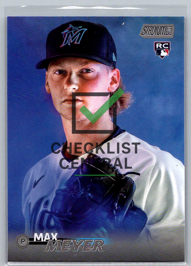 2023 Topps Stadium Club Max Meyer #206 RC