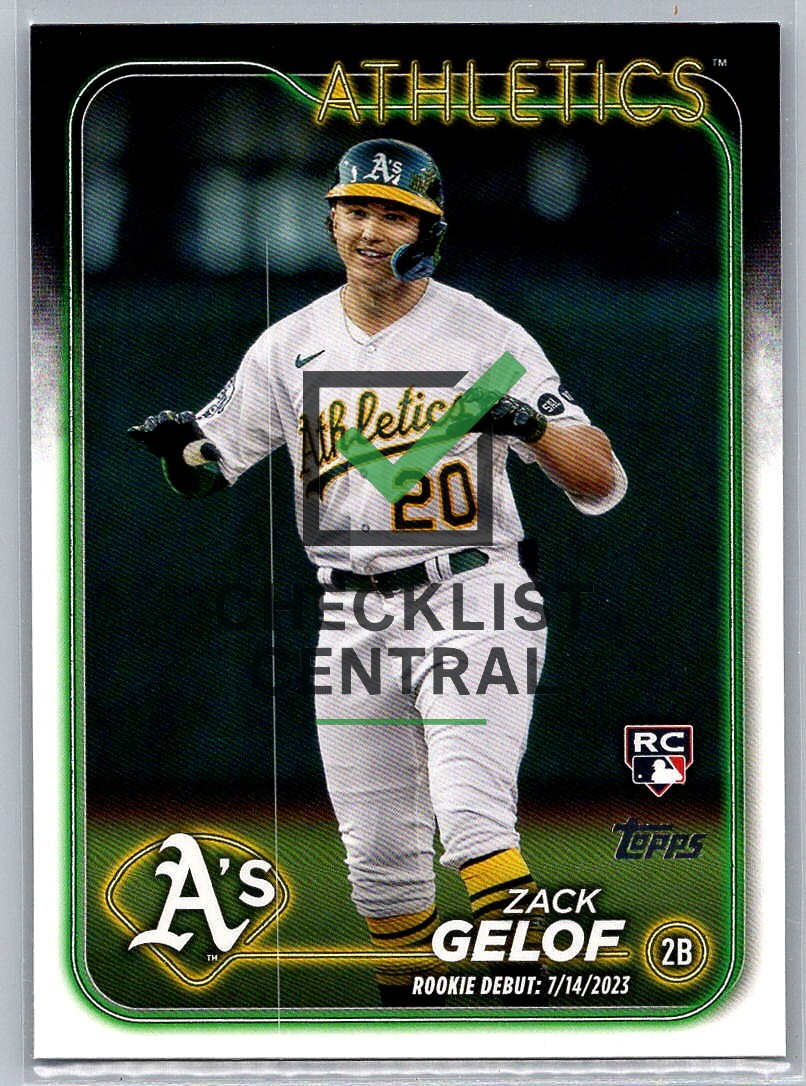 2024 Topps Update Zack Gelof #US131
