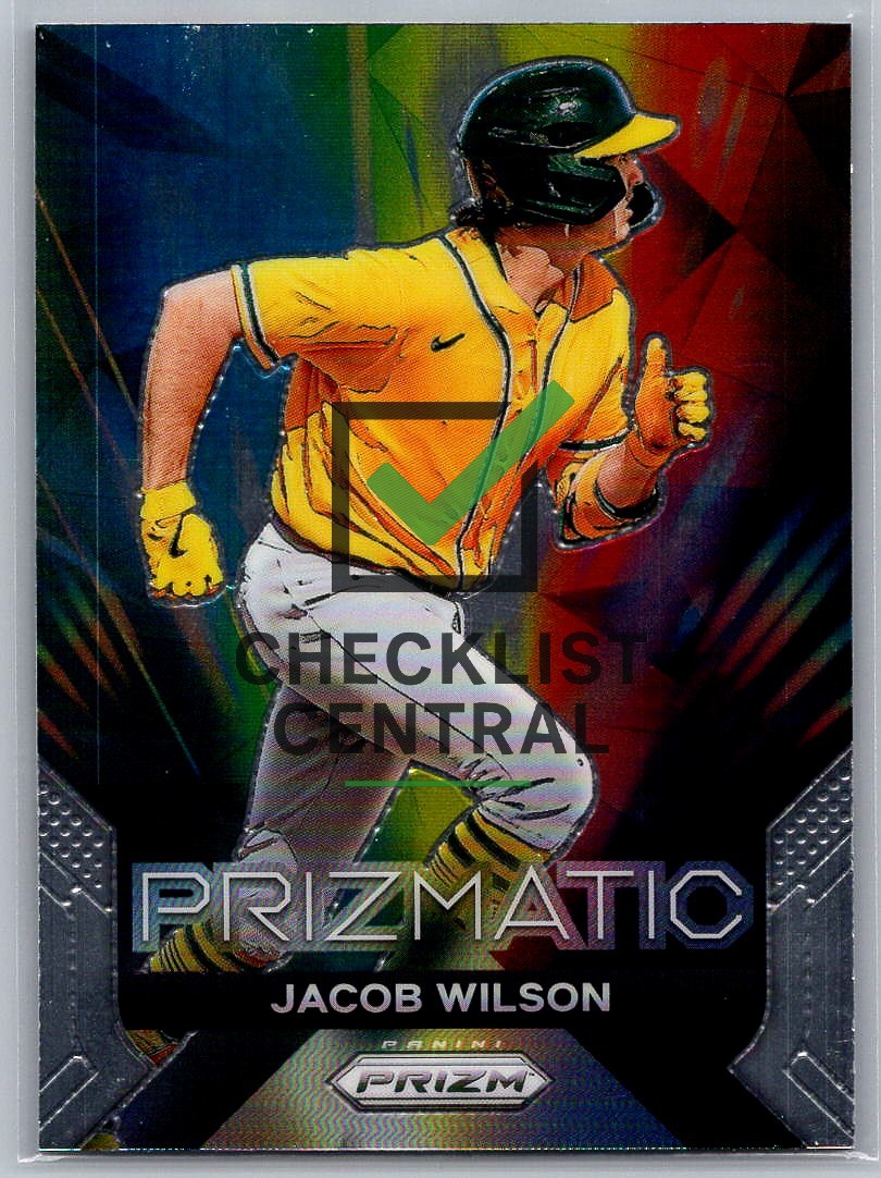 2024 Panini Prizm Prizmatic Jacob Wilson #13