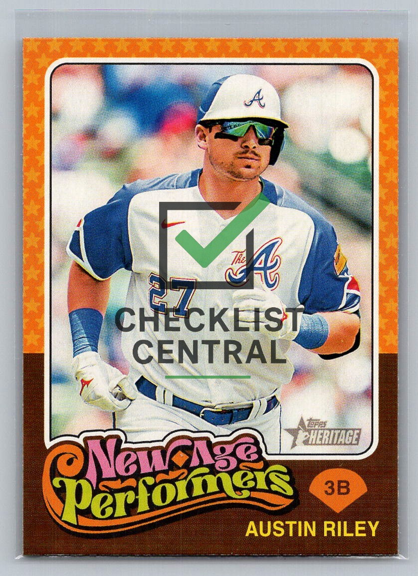 2024 Topps Heritage New Age Performers Austin Riley #NAP18