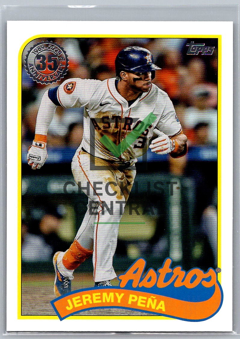 2024 Topps Update '89 Topps Jeremy Peña #89US-17