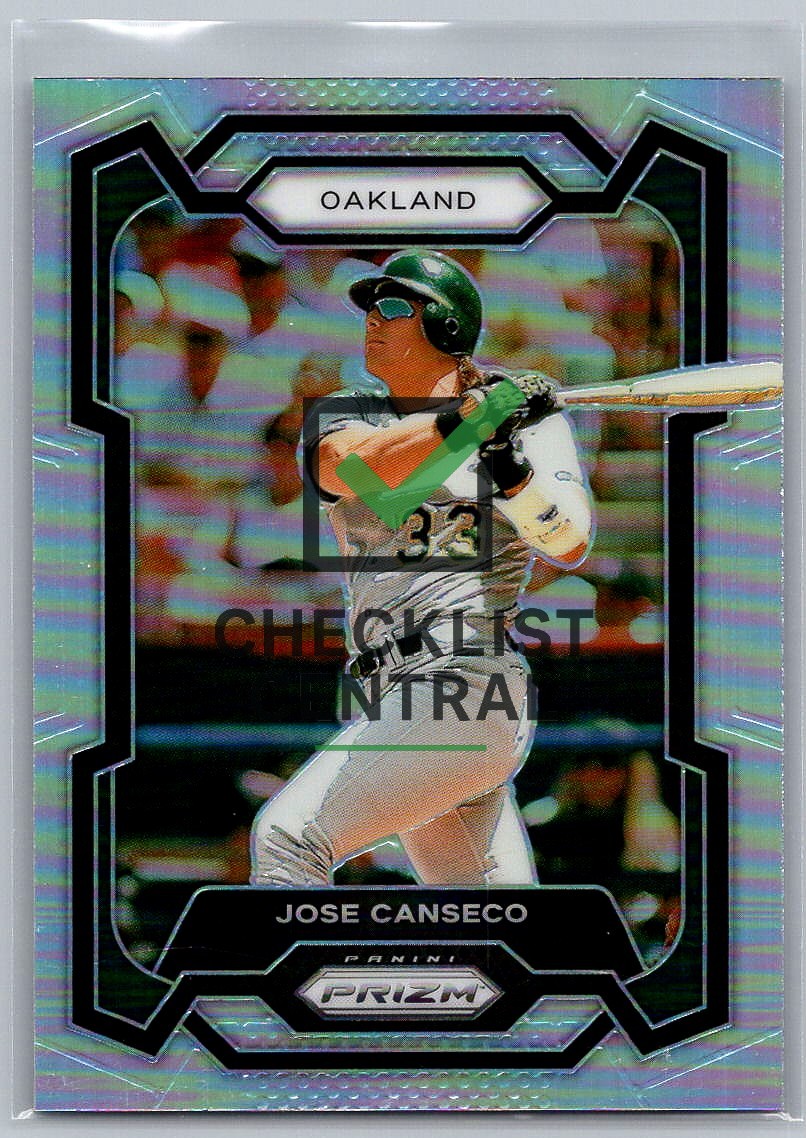 2024 Panini Prizm Prizms Silver Jose Canseco #250