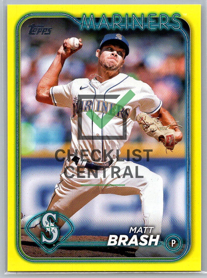 2024 Topps Update Yellow Matt Brash #US168
