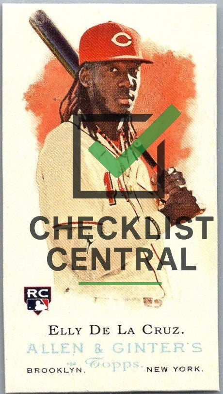 2024 Topps Allen & Ginter Mini Rookie Design Variations Elly De La Cruz #RD-1