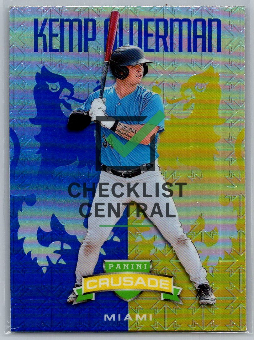 2024 Panini Crusade Crusade Kemp Alderman #31