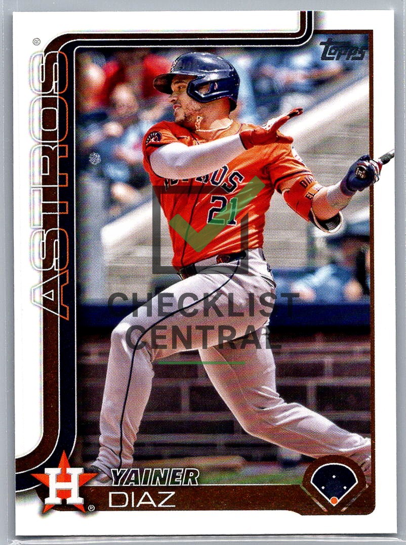 2025 Topps Yanier Diaz #299
