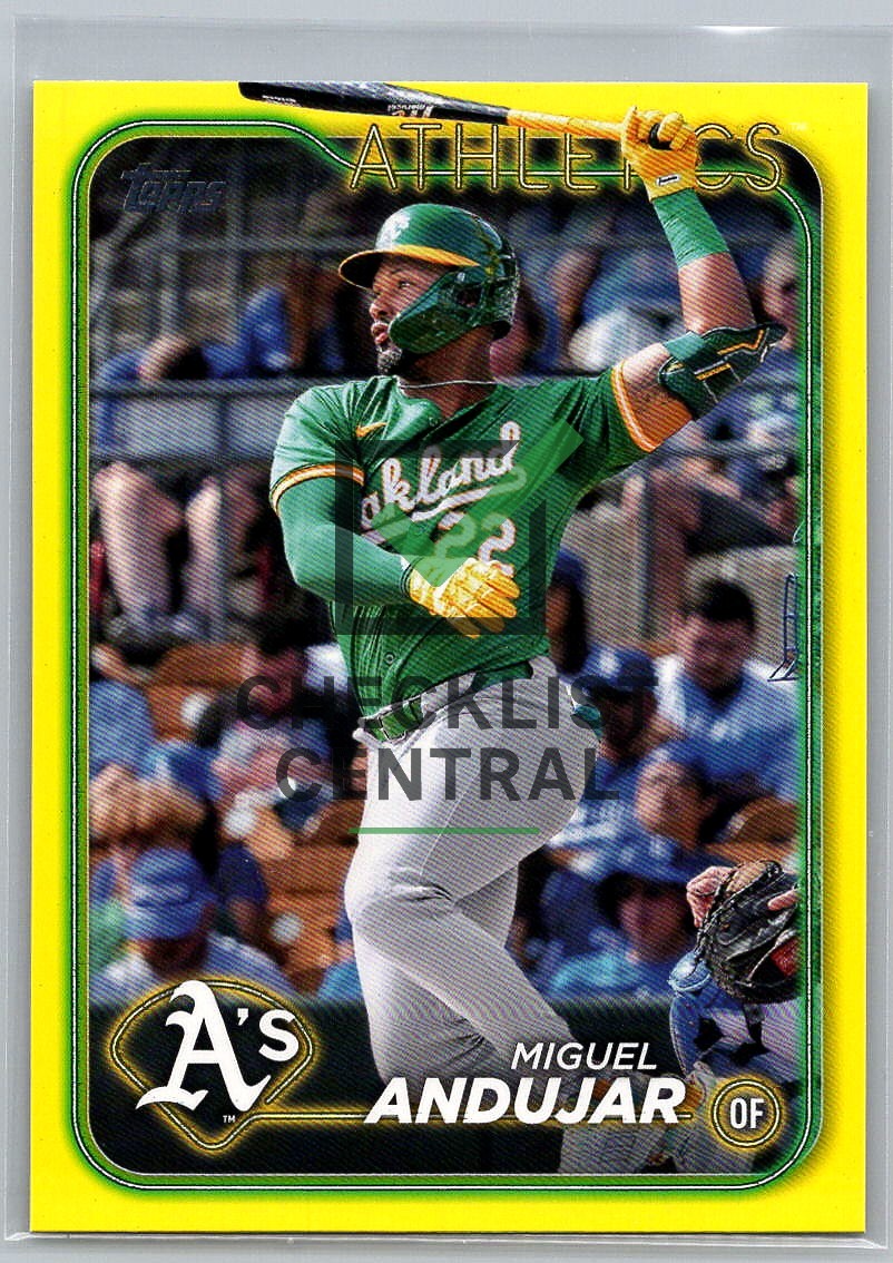 2024 Topps Update Yellow Miguel Andujar #US202