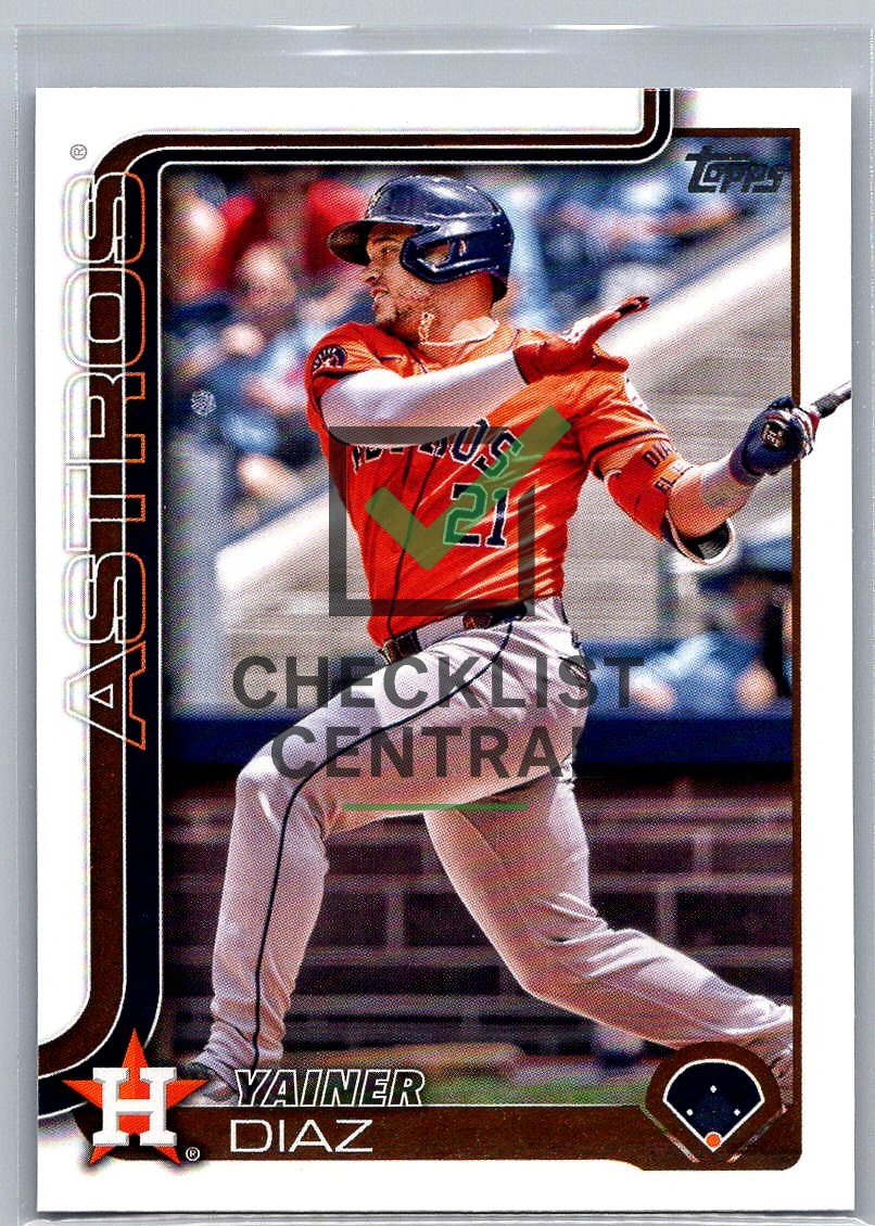 2025 Topps Yanier Diaz #299