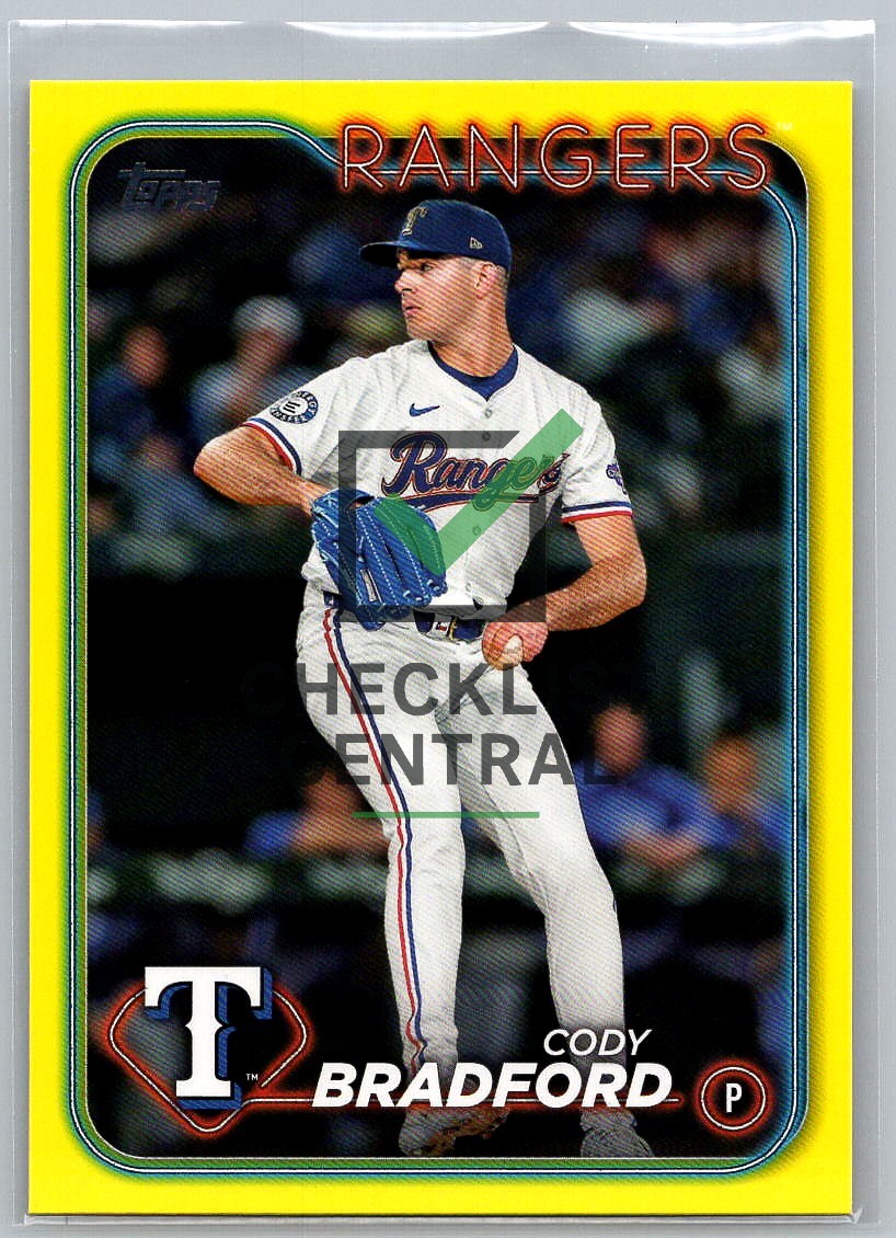 2024 Topps Update Yellow Cody Bradford #US331