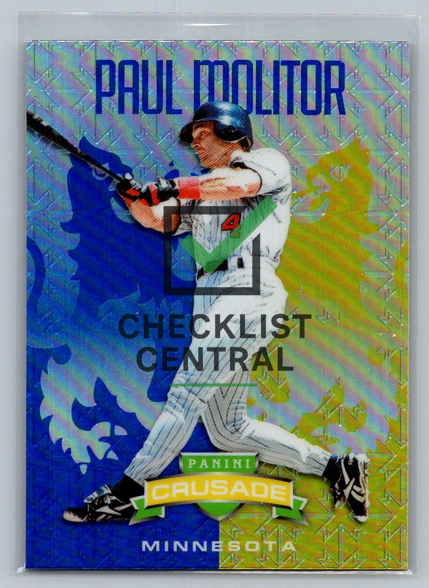 2024 Panini Crusade Crusade Paul Molitor #47