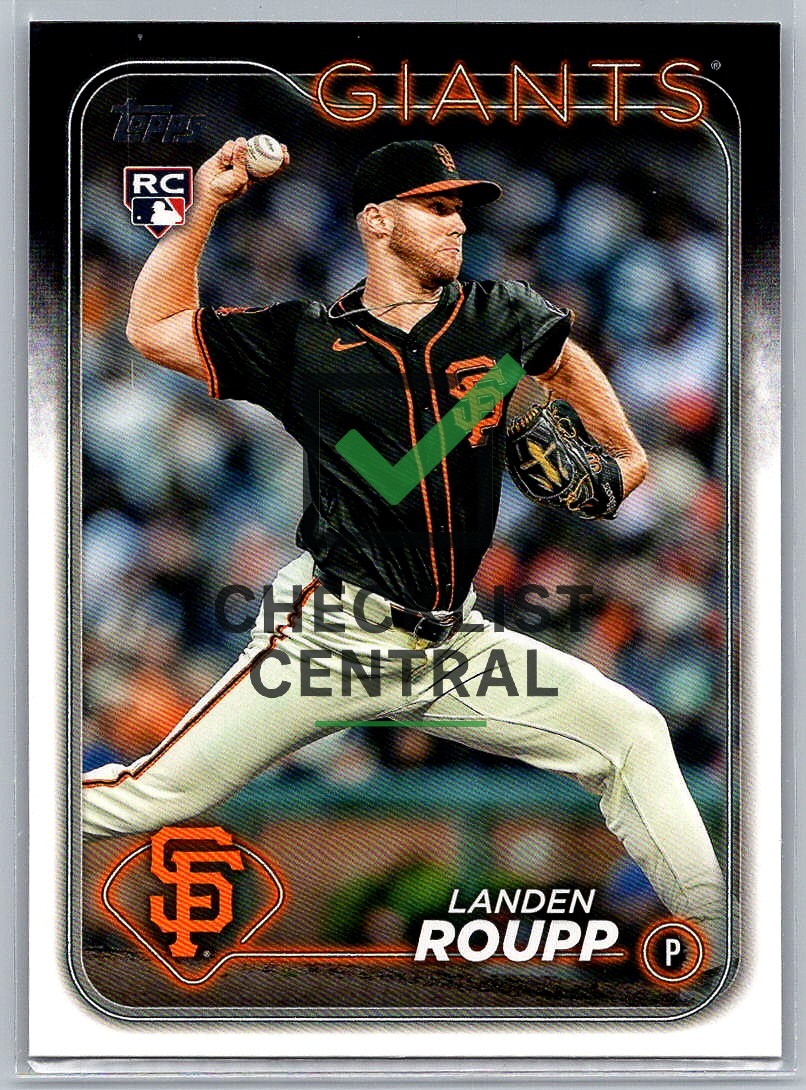 2024 Topps Update Landen Roupp #US186 RC