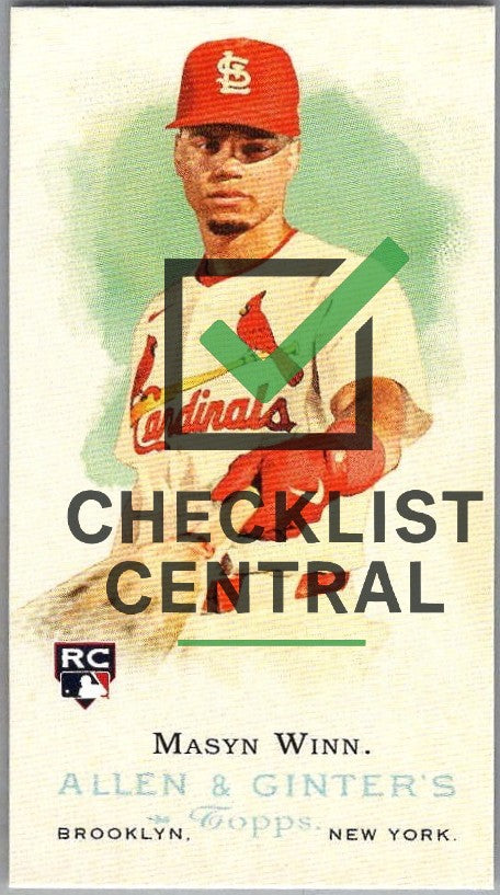 2024 Topps Allen & Ginter Mini Rookie Design Variations Masyn Winn #RD-14