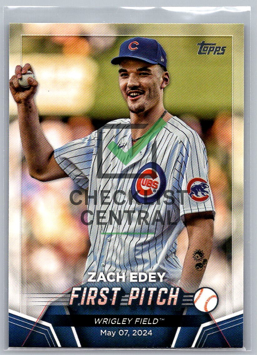 2024 Topps First Pitch Zach Edey #FP-10