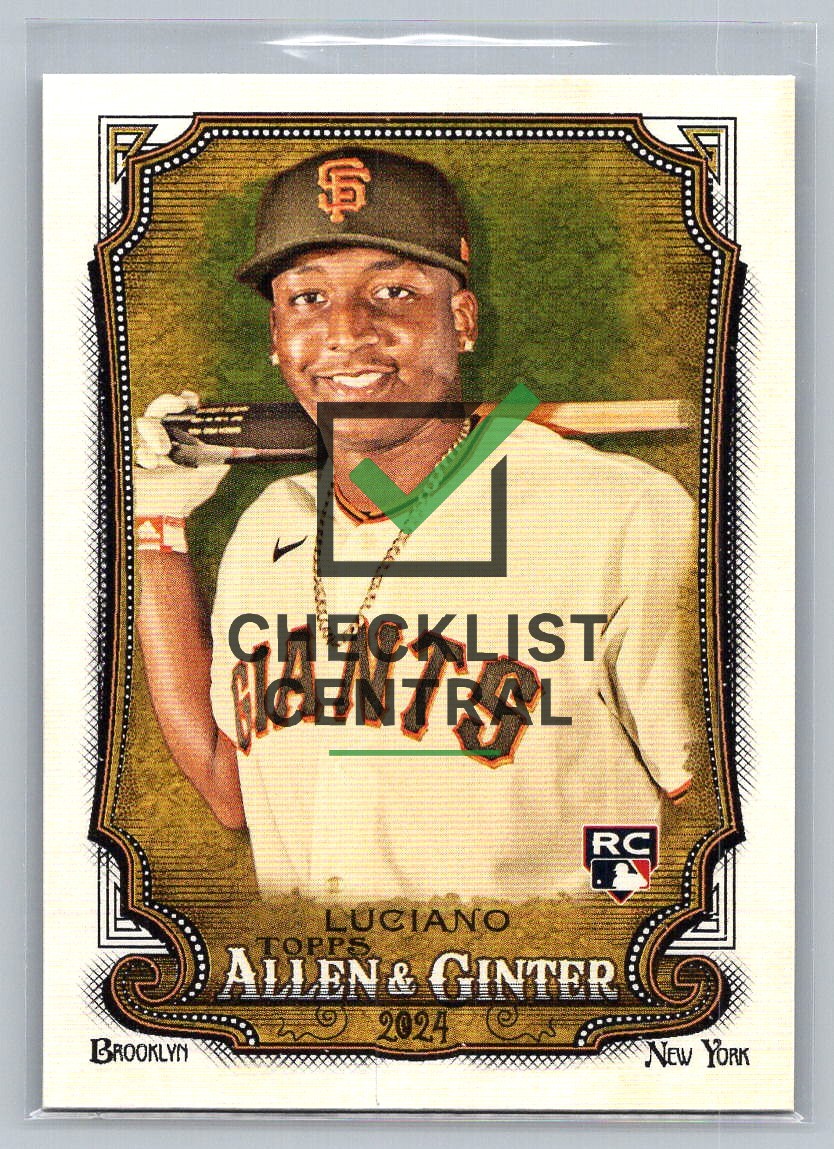 2024 Topps Allen & Ginter Marco Luciano #79 RC