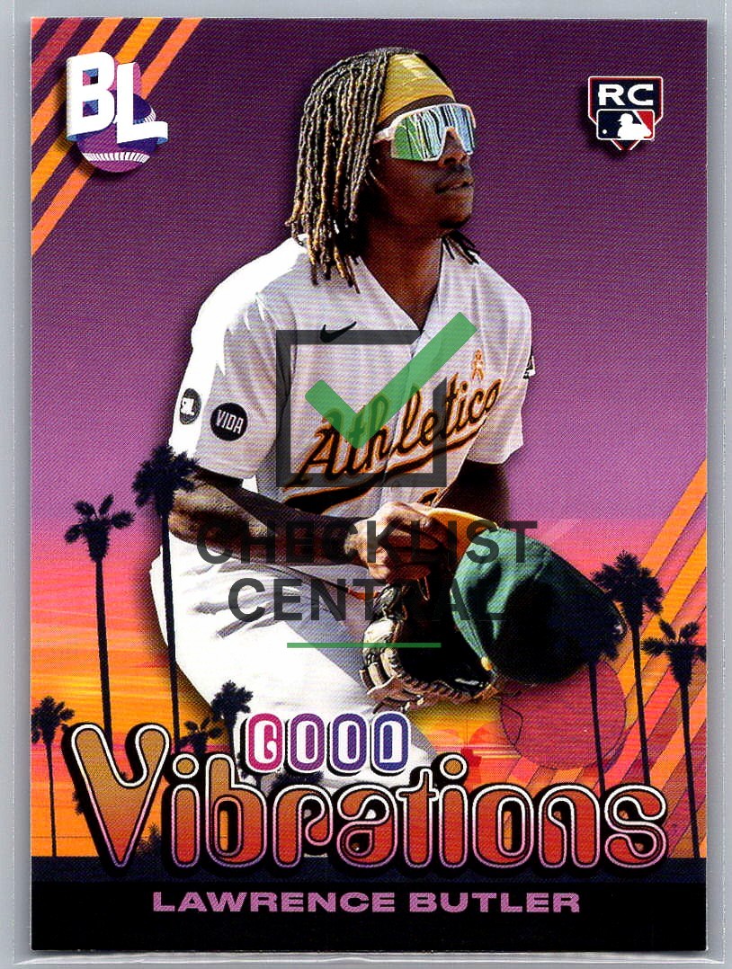 2024 Topps  Big League Good Vibrations Lawrence Butler #GV-15