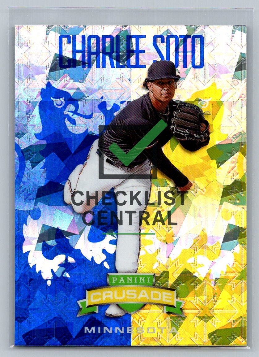 2024 Panini Crusade Crusade Cracked Ice Charlee Soto #22