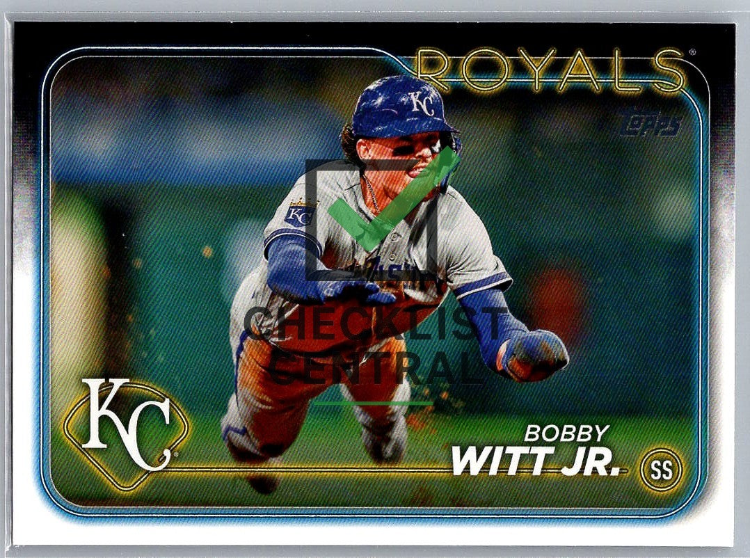 2024 Topps Bobby Witt Jr. #254