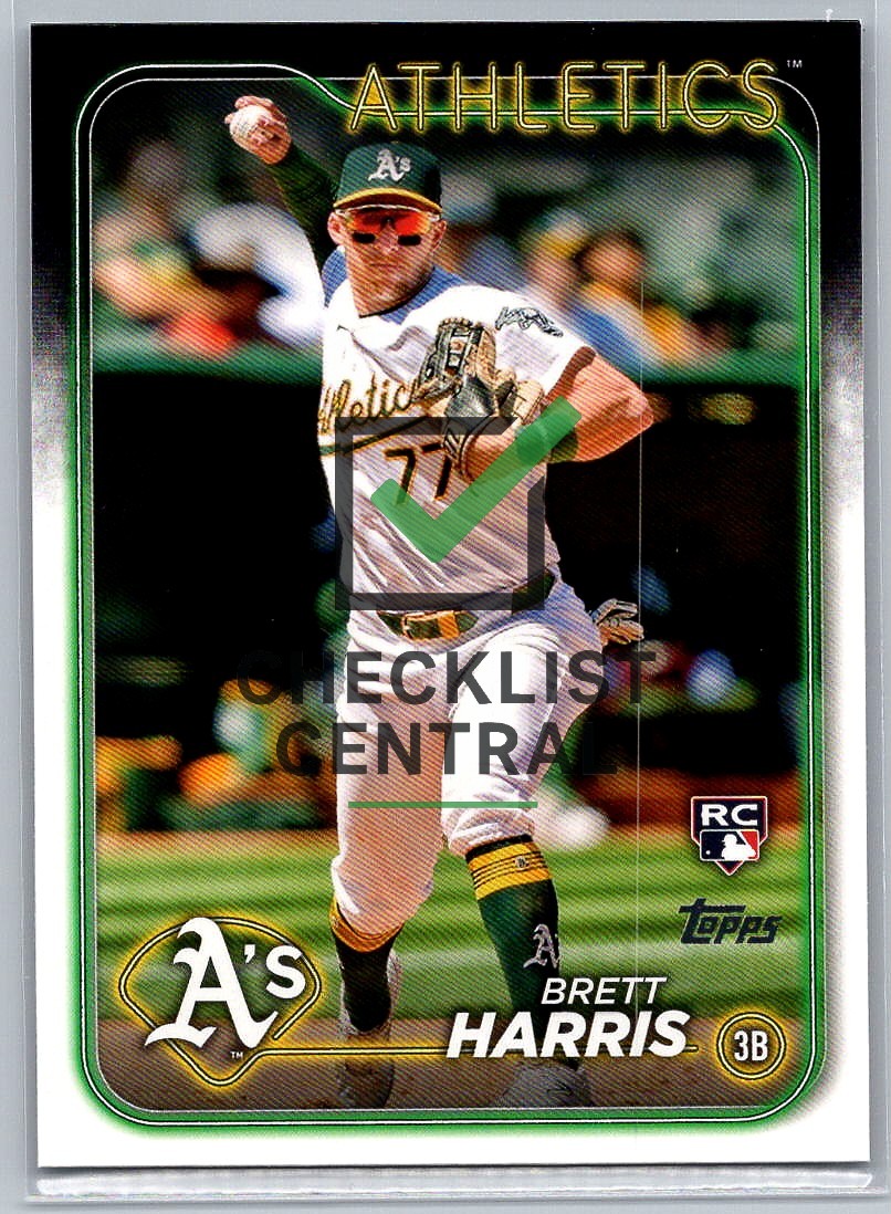 2024 Topps Update Brett Harris #US199 RC