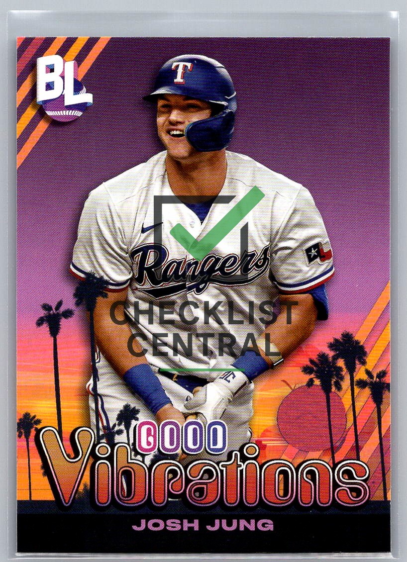 2024 Topps  Big League Good Vibrations Josh Jung #GV-19