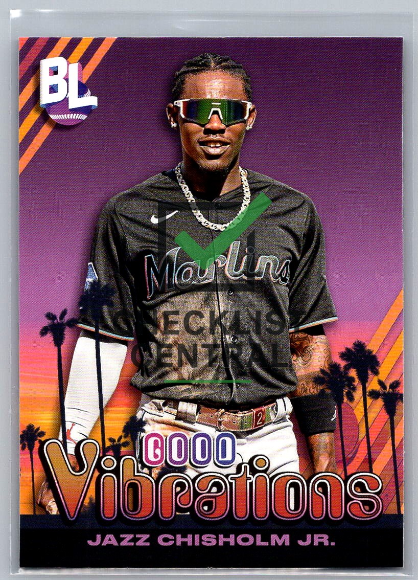 2024 Topps  Big League Good Vibrations Jazz Chisholm Jr. #GV-20