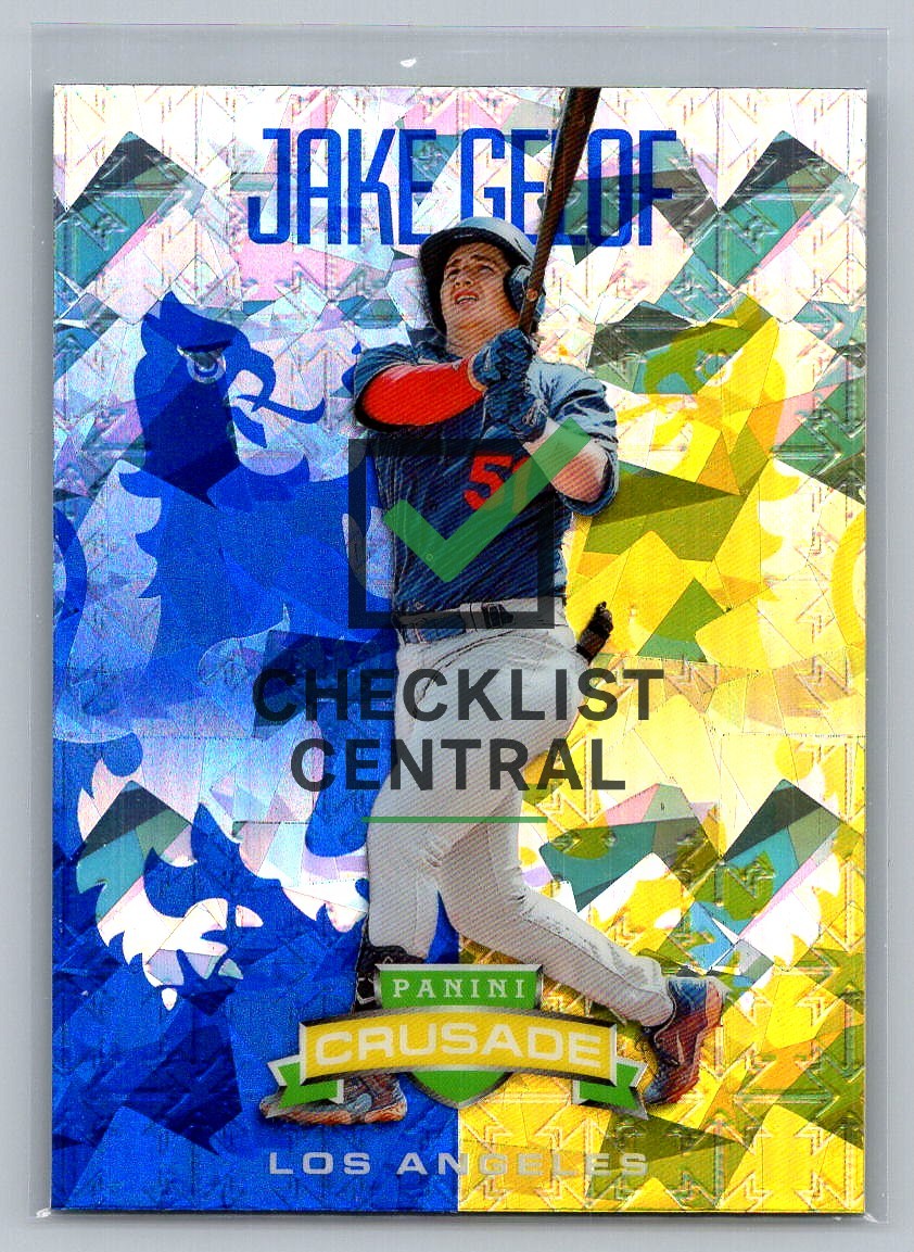 2024 Panini Crusade Crusade Cracked Ice Jake Gelof #43
