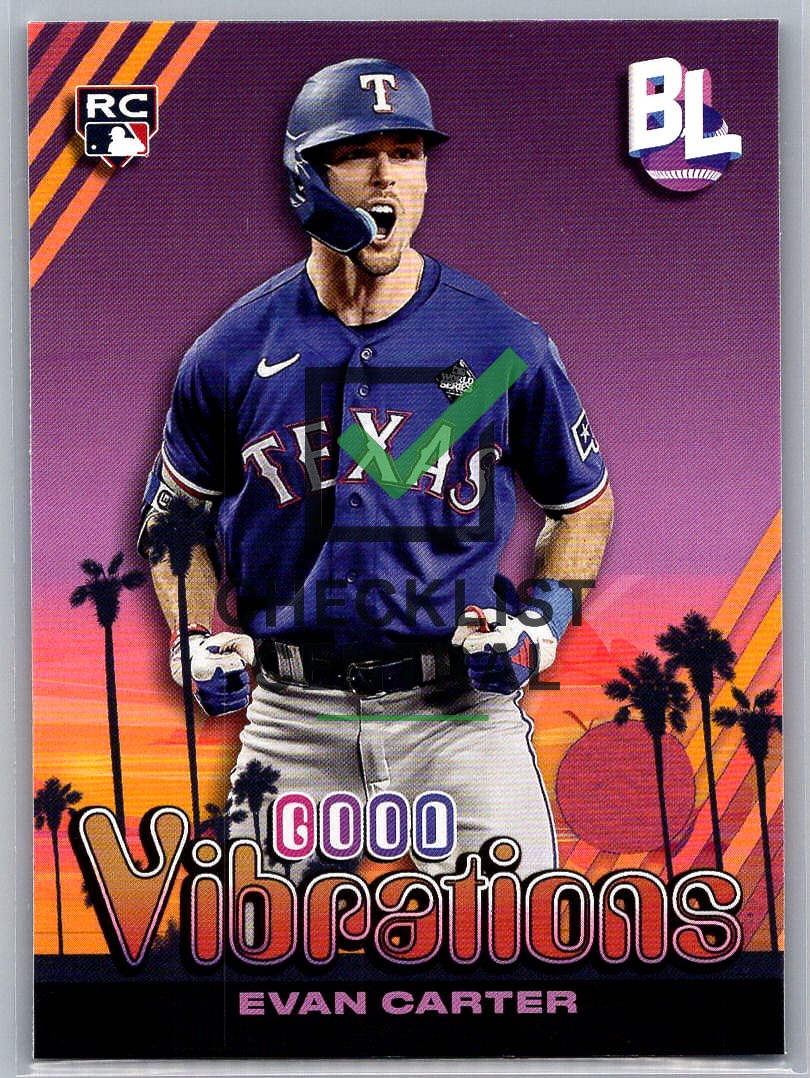 2024 Topps  Big League Good Vibrations Evan Carter #GV-23