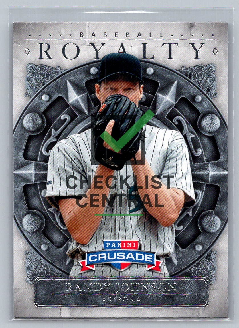 2024 Panini Crusade Baseball Royalty Randy Johnson #12