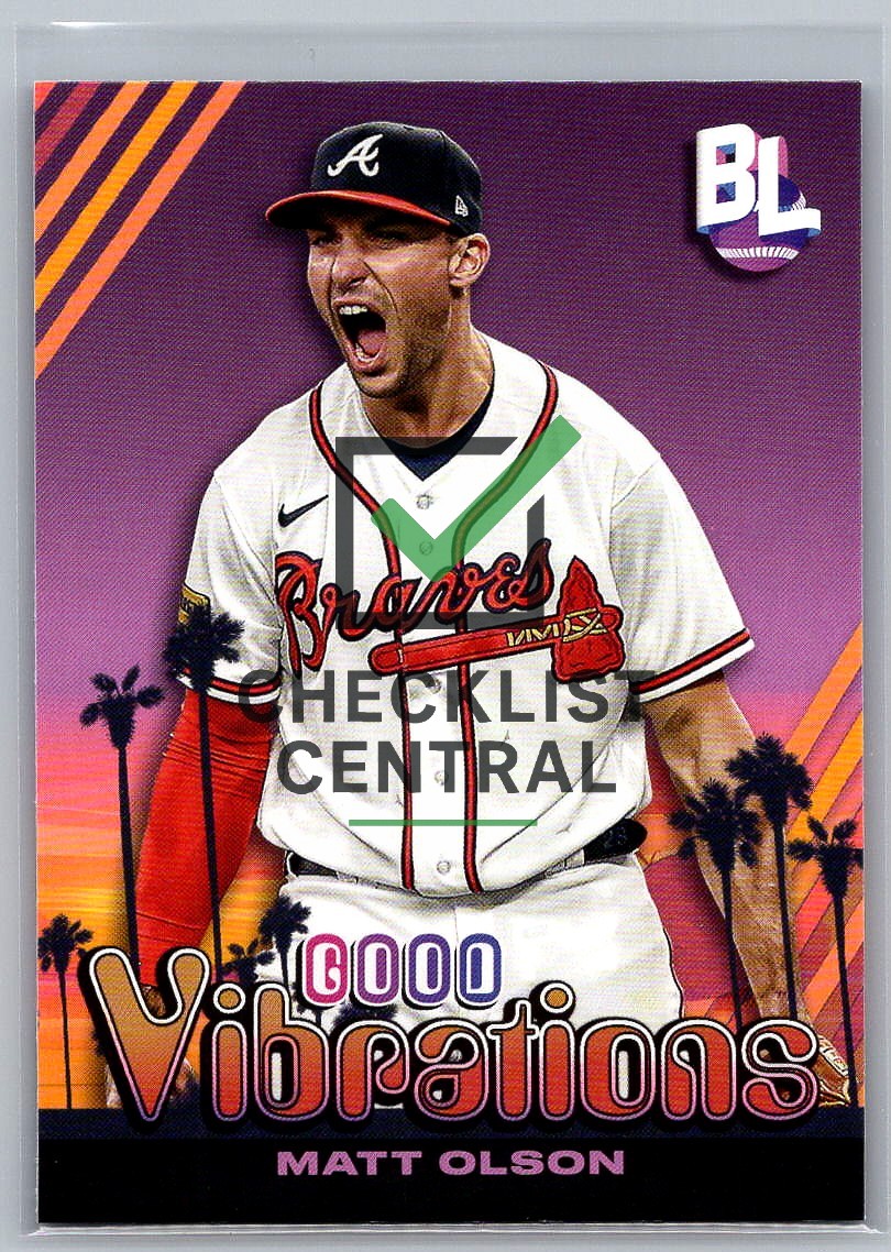2024 Topps  Big League Good Vibrations Matt Olson #GV-36