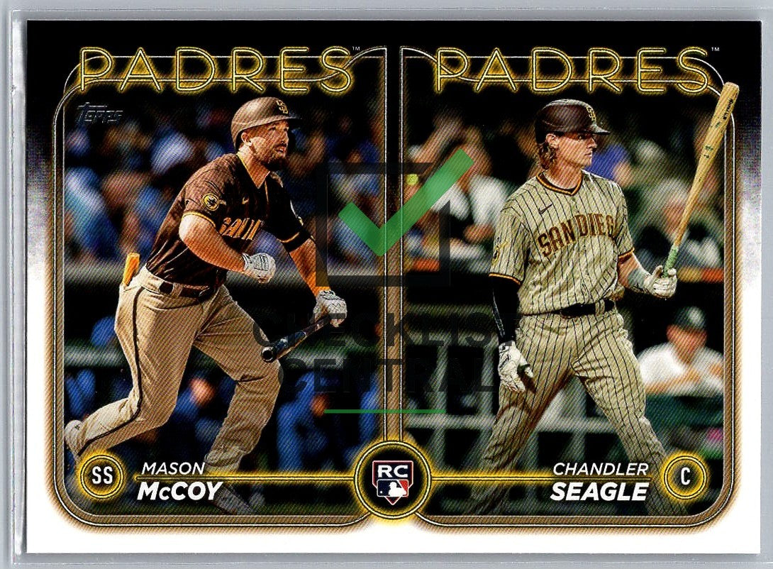 2024 Topps Update Mason McCoy & Chandler Seagle #US227