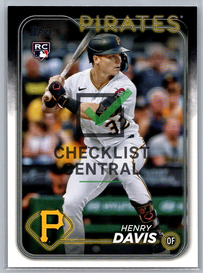 2024 Topps Henry Davis #295 RC