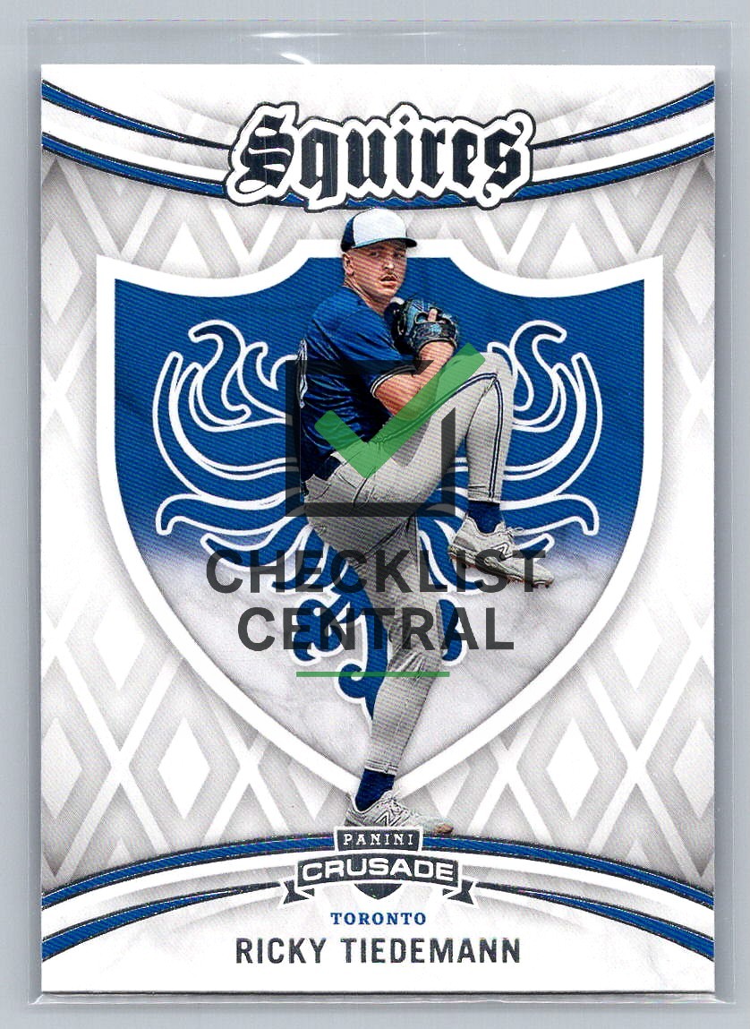 2024 Panini Crusade Squires Ricky Tiedemann #36