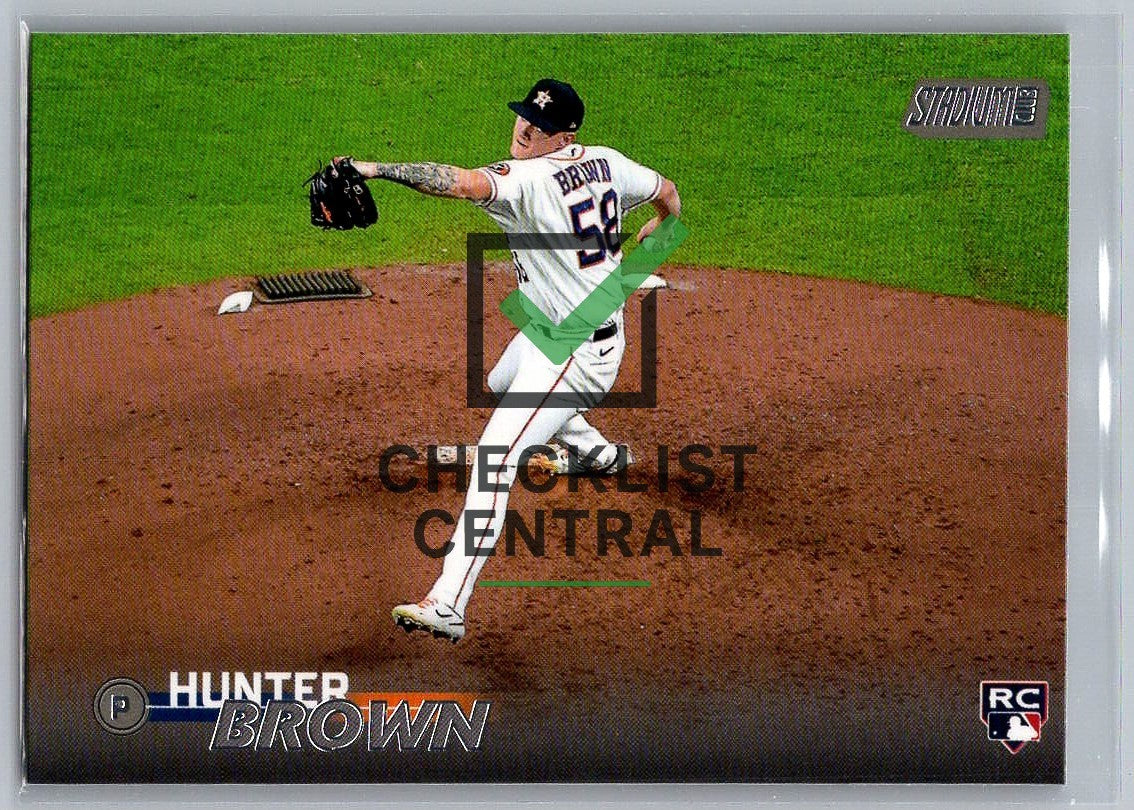 2023 Topps Stadium Club Hunter Brown #66 RC
