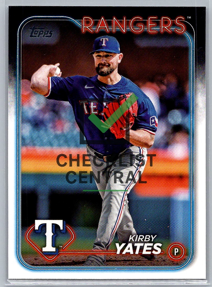2024 Topps Update Kirby Yates #US302
