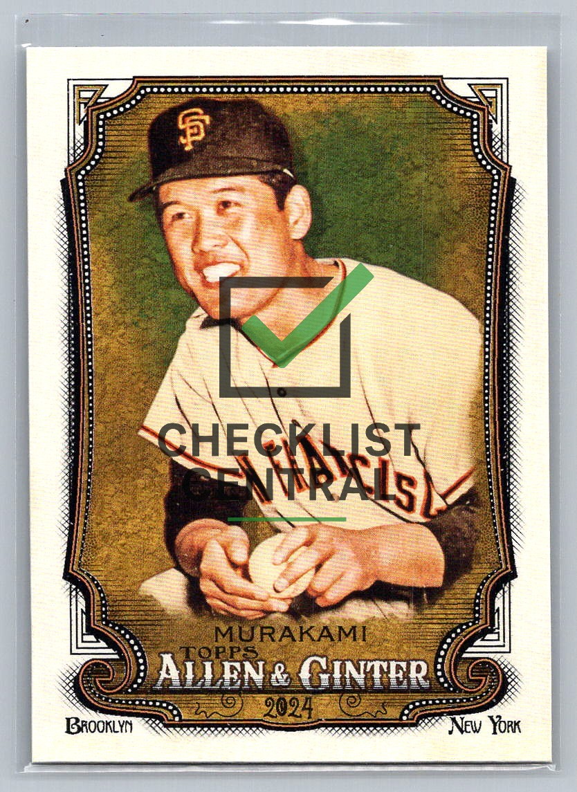 2024 Topps Allen & Ginter Masanori Murakami #172