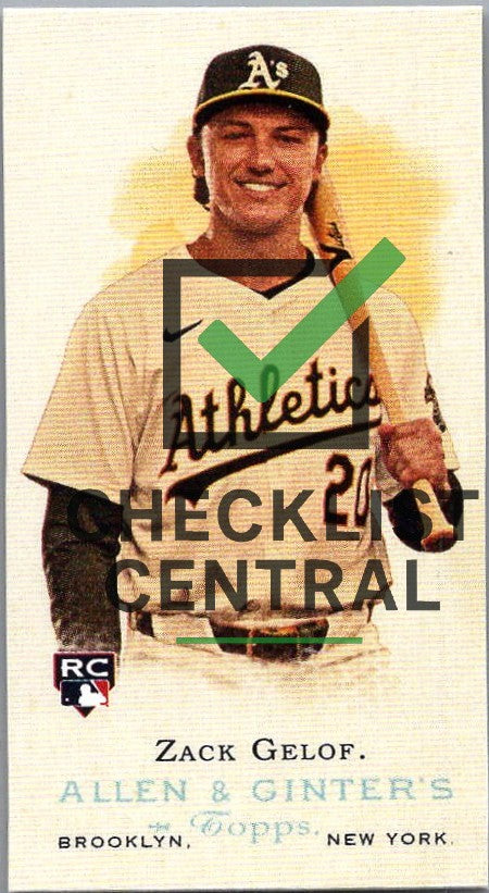 2024 Topps Allen & Ginter Mini Rookie Design Variations Zack Gelof #RD-12