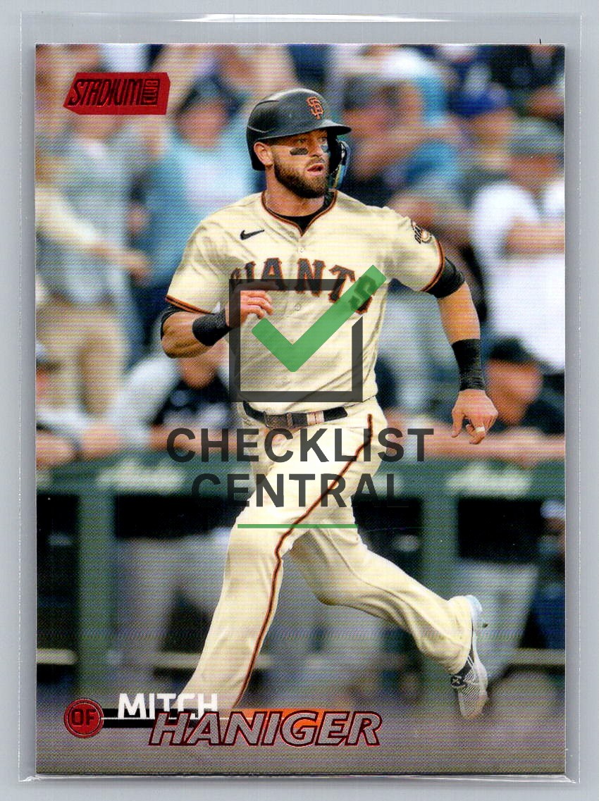 2023 Topps Stadium Club Red Foil Mitch Haniger #281