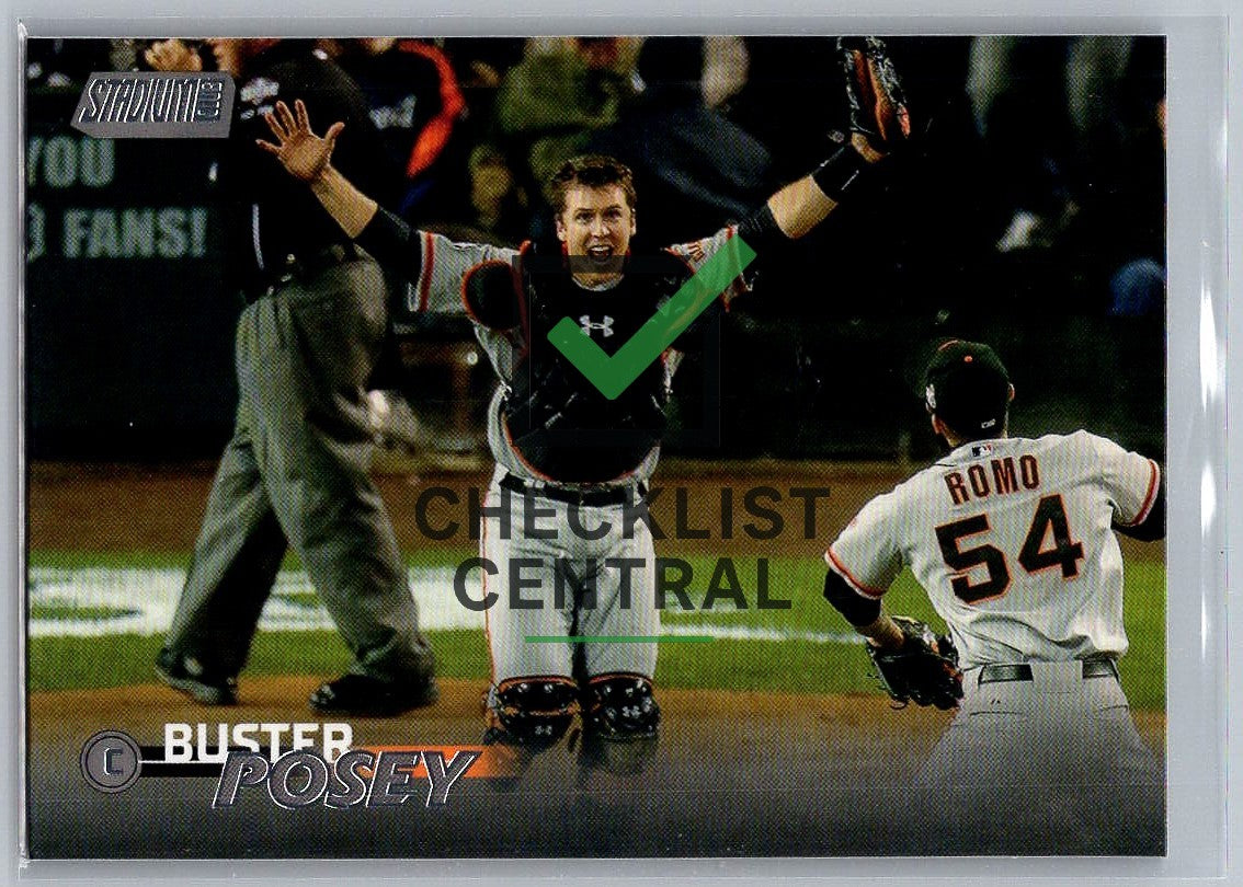 2023 Topps Stadium Club Buster Posey #189