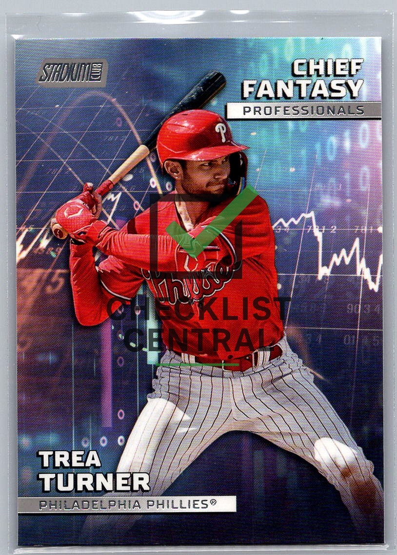 2023 Topps Stadium Club Chief Fantasy Professionals Trea Turner #CFPRO-7