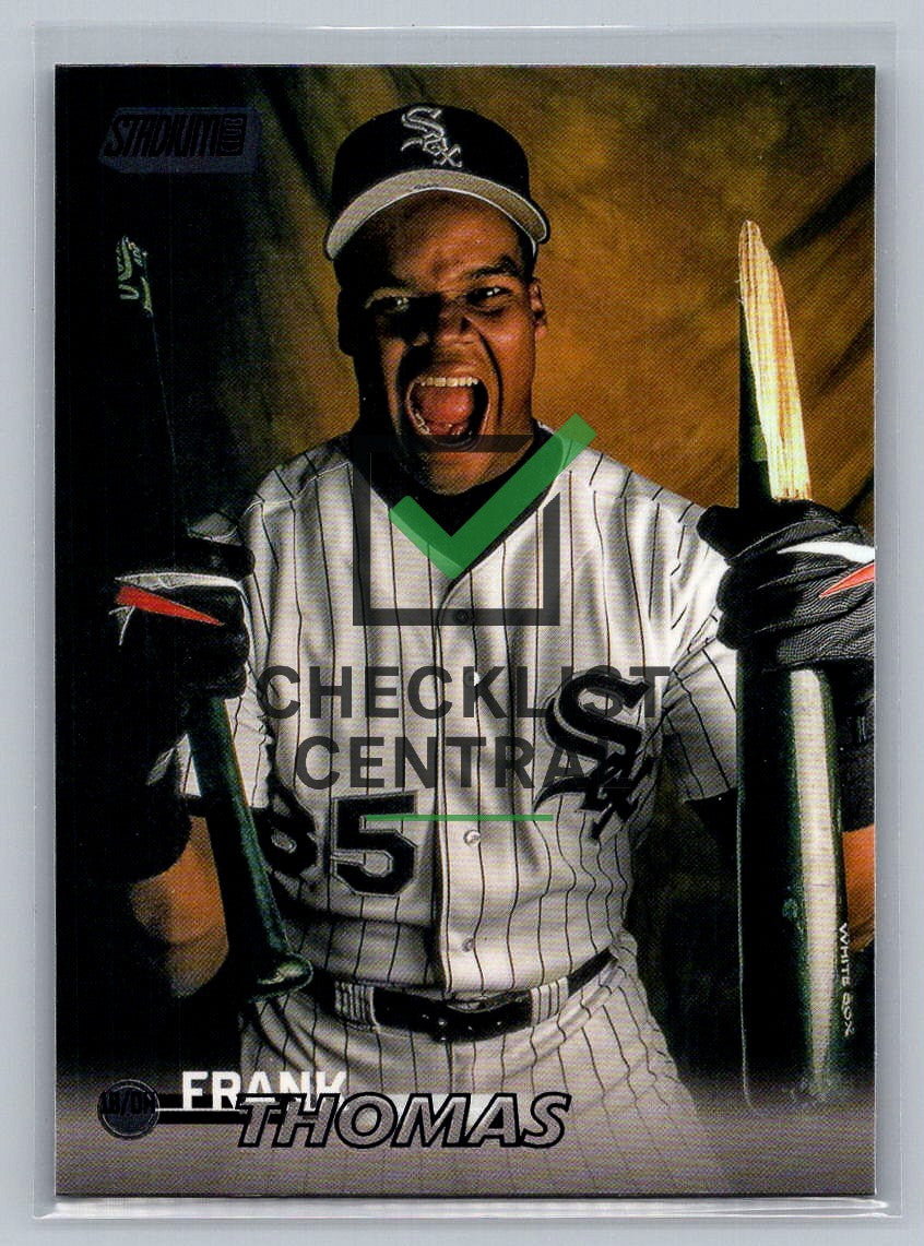 2023 Topps Stadium Club Black Foil Frank Thomas #126