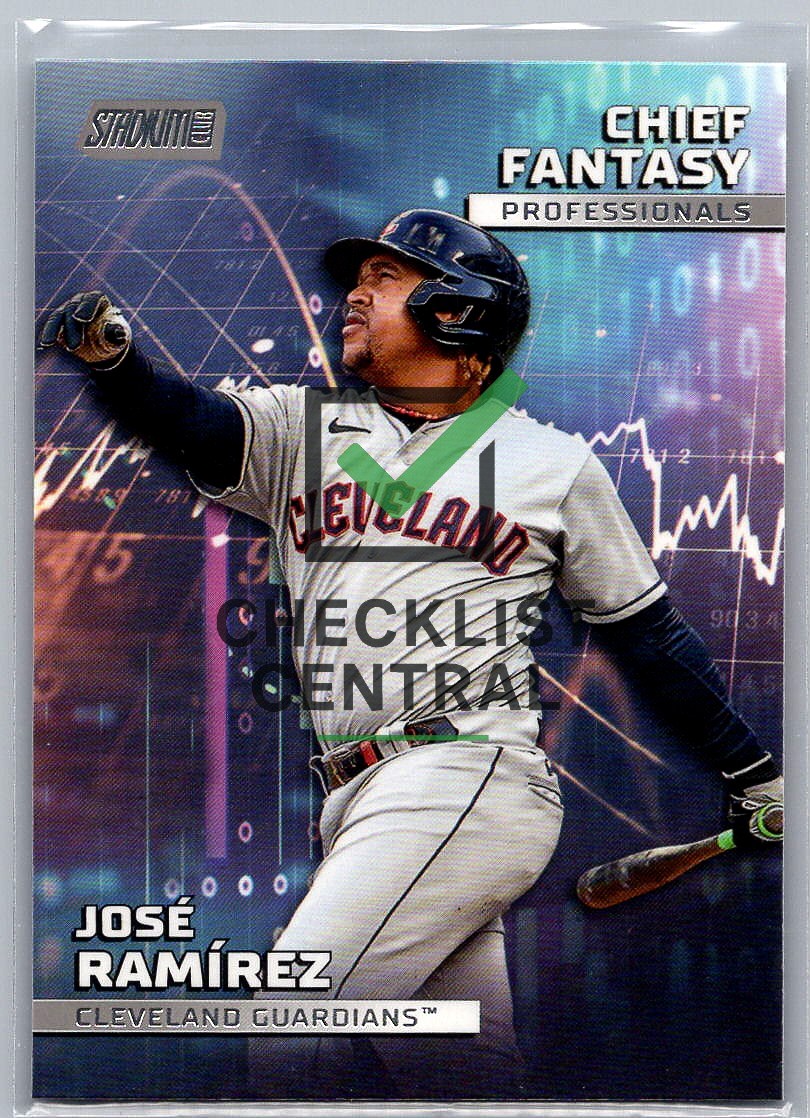 2023 Topps Stadium Club Chief Fantasy Professionals José Ramírez #CFPRO-14