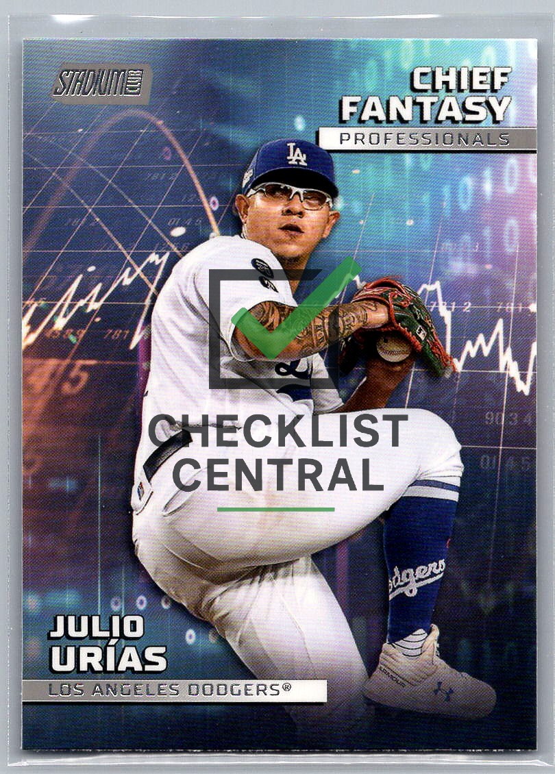 2023 Topps Stadium Club Chief Fantasy Professionals Julio Urías #CFPRO-18
