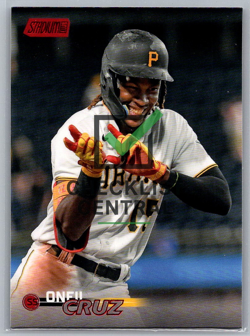 2023 Topps Stadium Club Red Foil Oneil Cruz #94