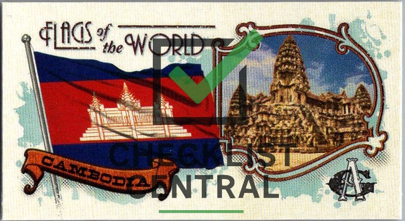 2024 Topps Allen & Ginter Mini Flags of the World Cambodia #FOTW-48