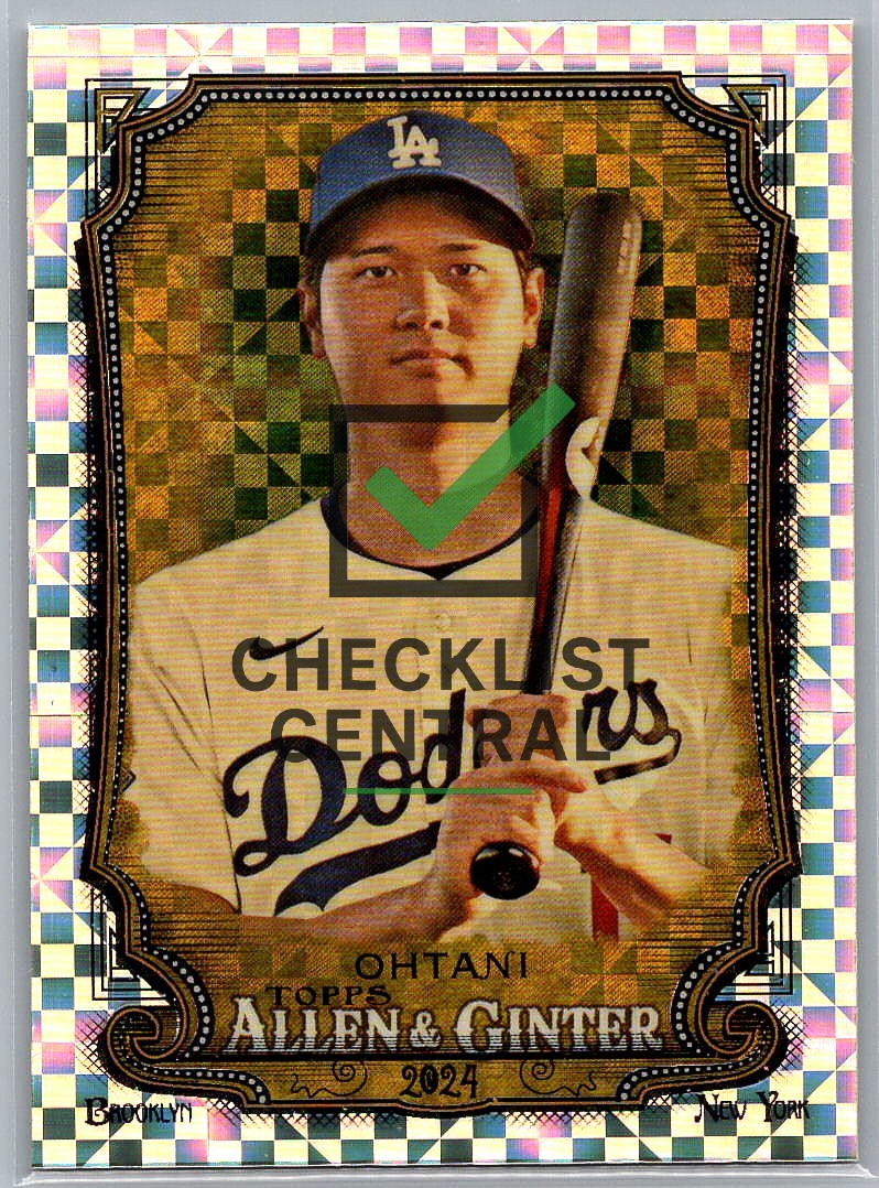 2024 Topps Allen & Ginter Chrome Xfractor Shohei Ohtani #97