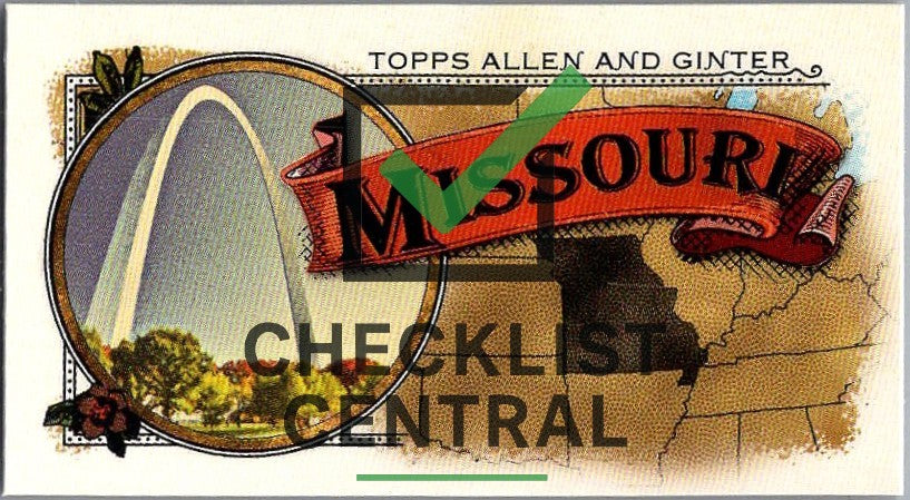 2024 Topps Allen & Ginter Mini 50 States Missouri #50S-25