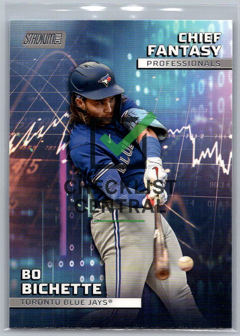 2023 Topps Stadium Club Chief Fantasy Professional Bo Bichette #CFPRO-19