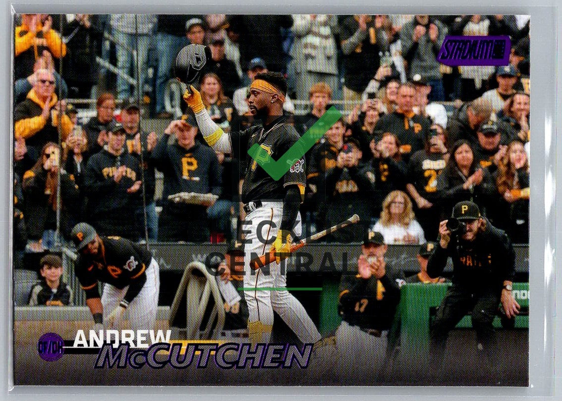 2023 Topps Stadium Club Purple Foil Andrew McCutchen #102 - 51/75